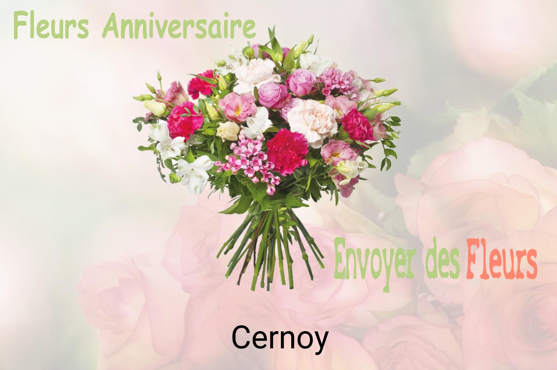Bouquet de fleurs d’anniversaire livré à Cernoy