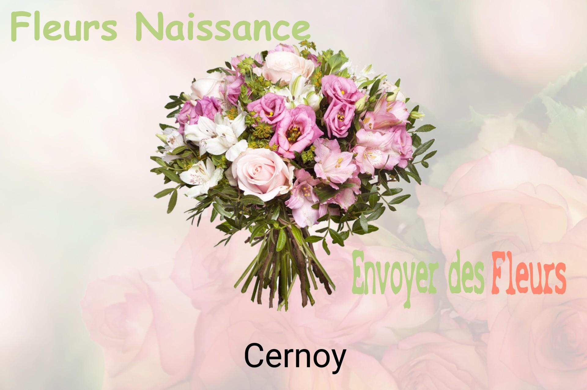 Bouquet de fleurs de naissance livré à Cernoy